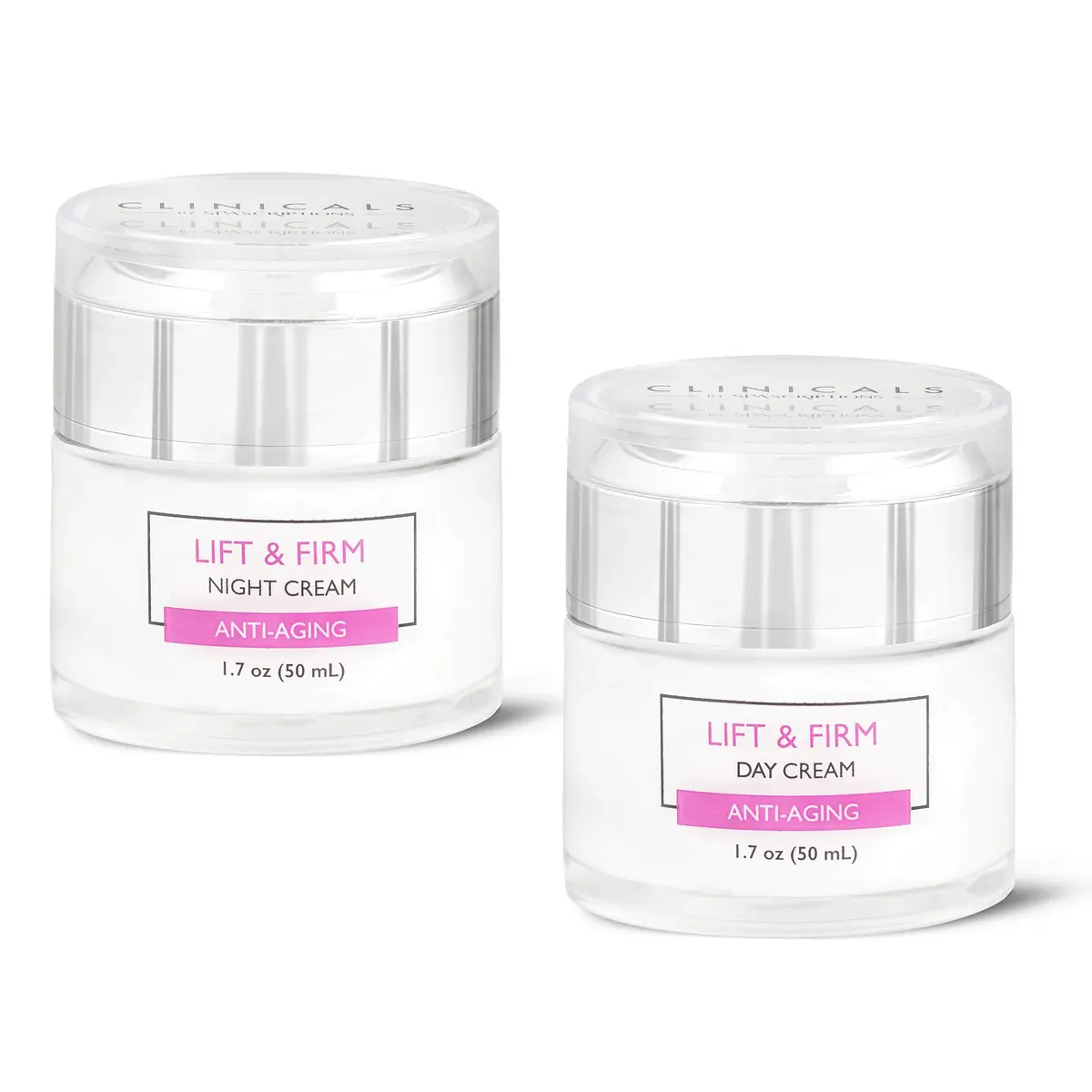 SpaScriptions Clinicals Lift & Firm Day & Night Cream Set with Collagen | Anti-Aging Moisturizer for All Skin Types - view 3