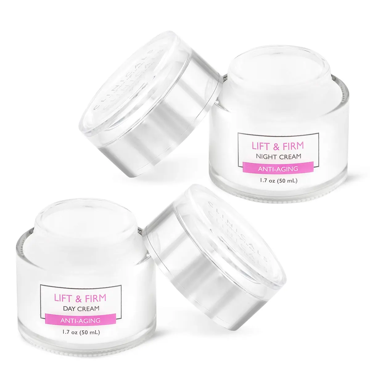 SpaScriptions Clinicals Lift & Firm Day & Night Cream Set with Collagen | Anti-Aging Moisturizer for All Skin Types - view 4