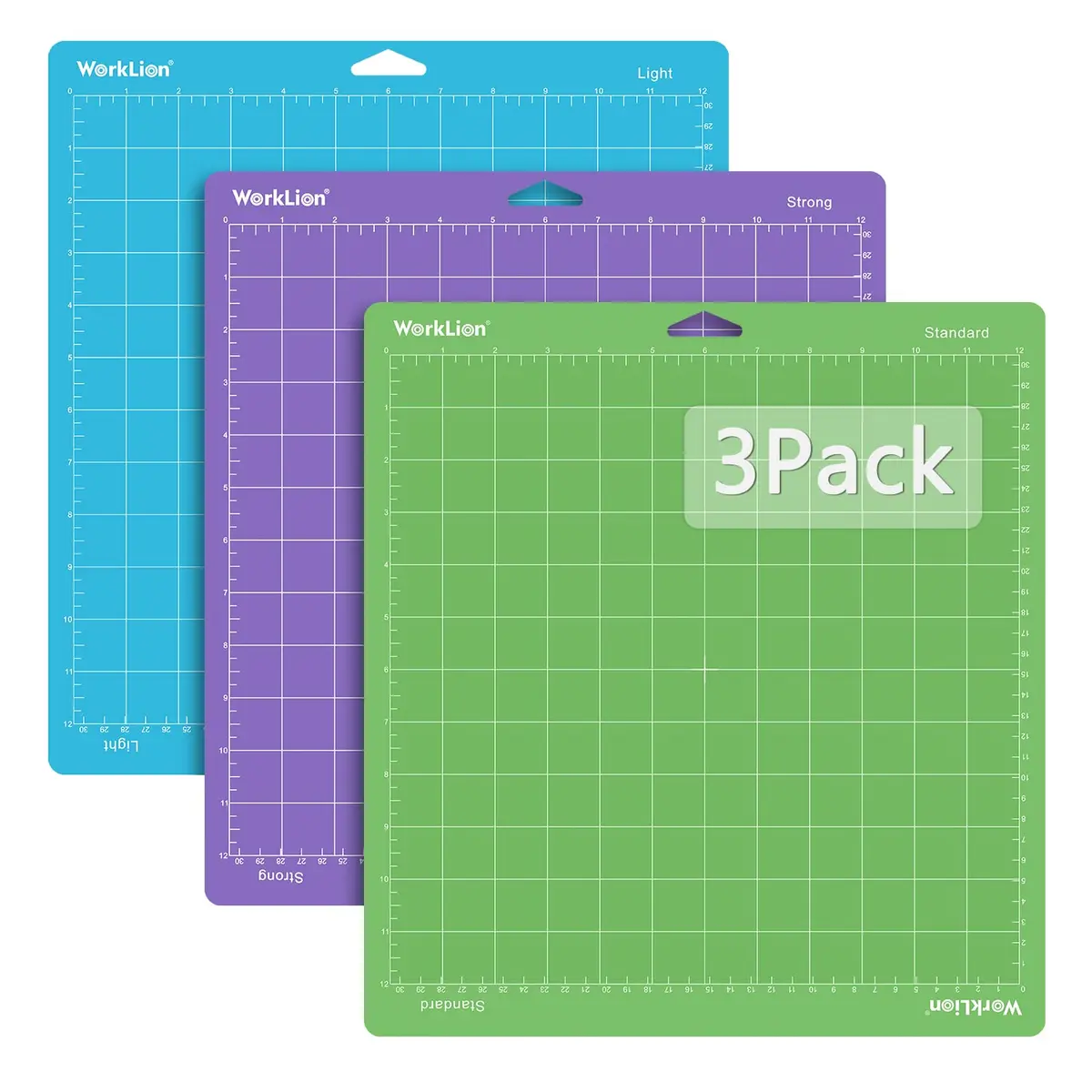 WORKLION Cutting Mat 12x12 | Compatible with Maker & Explore Series, Vinyl Set (12"x12") - main product image