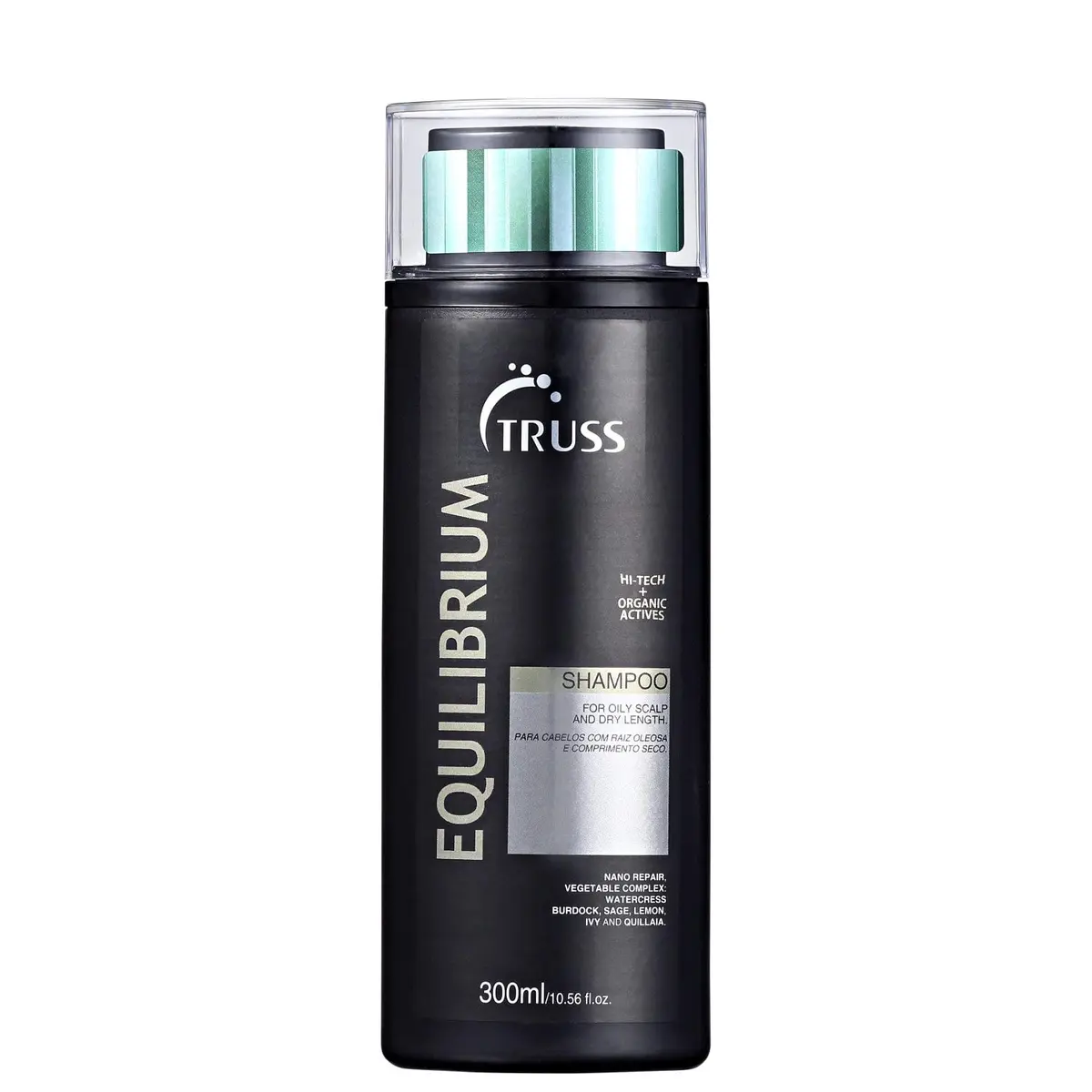 TRUSS Equilibrium Shampoo 10.14 Oz | Controls Oil & Dry Ends, Suitable for All Hair Types - main product image