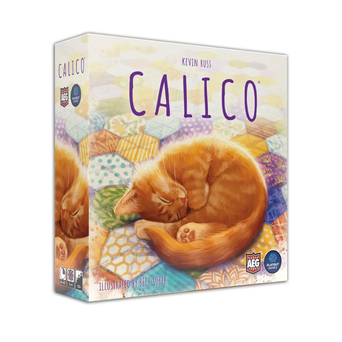AEG Calico Award-Winning Cozy Tile-Laying Board Game | Make Quilts & Attract Cats (152g) - main product image