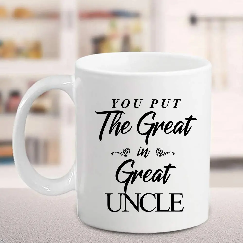 M&P Shop Inc. You Put The Great In Great Uncle Coffee Mug 11 oz | Funny Novelty Gift for Christmas & Birthdays - view 4