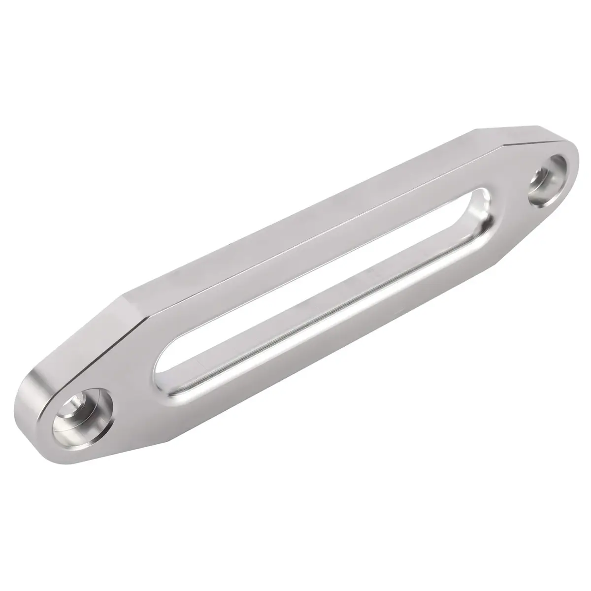 YaeKoo 10" Billet Aluminum Hawse Fairlead Load Capacity 8K-15K LBs | Synthetic Rope Compatible, Silver - view 5