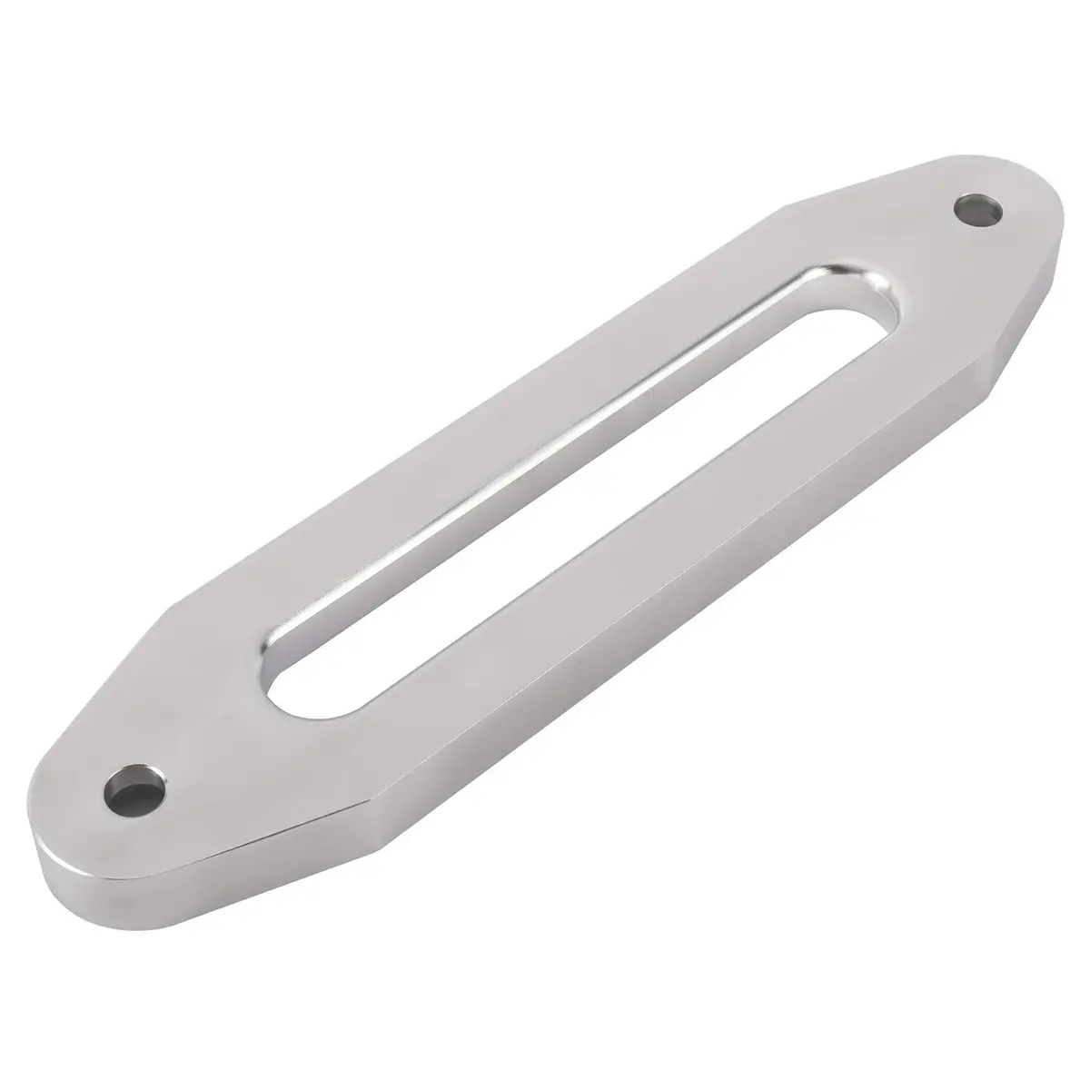 YaeKoo 10" Billet Aluminum Hawse Fairlead Load Capacity 8K-15K LBs | Synthetic Rope Compatible, Silver - view 6