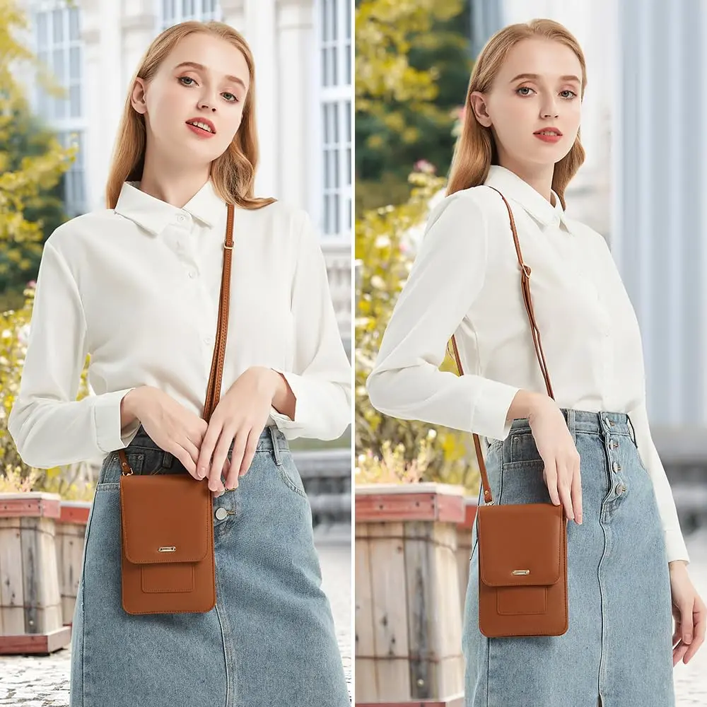 Peacocktion Small Crossbody Bag for Women | RFID Travel Cell Phone Wallet Purse with Card Slots - view 2