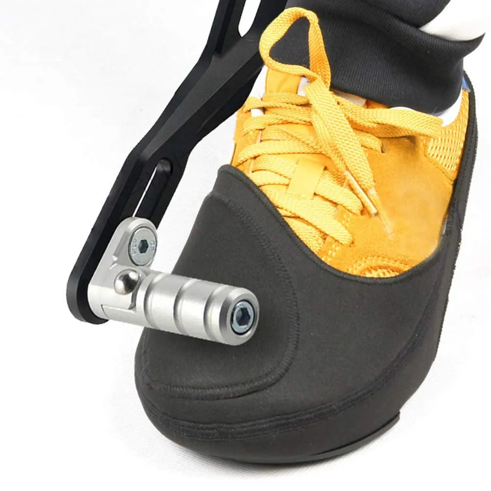 RICH Motorcycle Shifter Shoe Protector, Waterproof Adjustable Black Neoprene & TPU, One Size Fits Most Adult Shoes, Boots, Sneakers - main product image