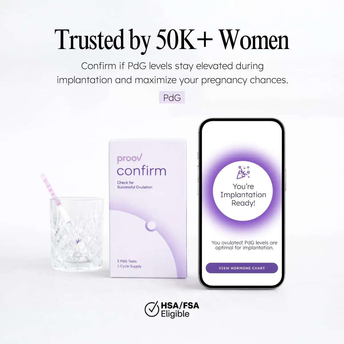 Proov Confirm PdG Implantation Test - Progesterone Scoring System - 1 Kit | At-Home Fertility Confirmation - view 7