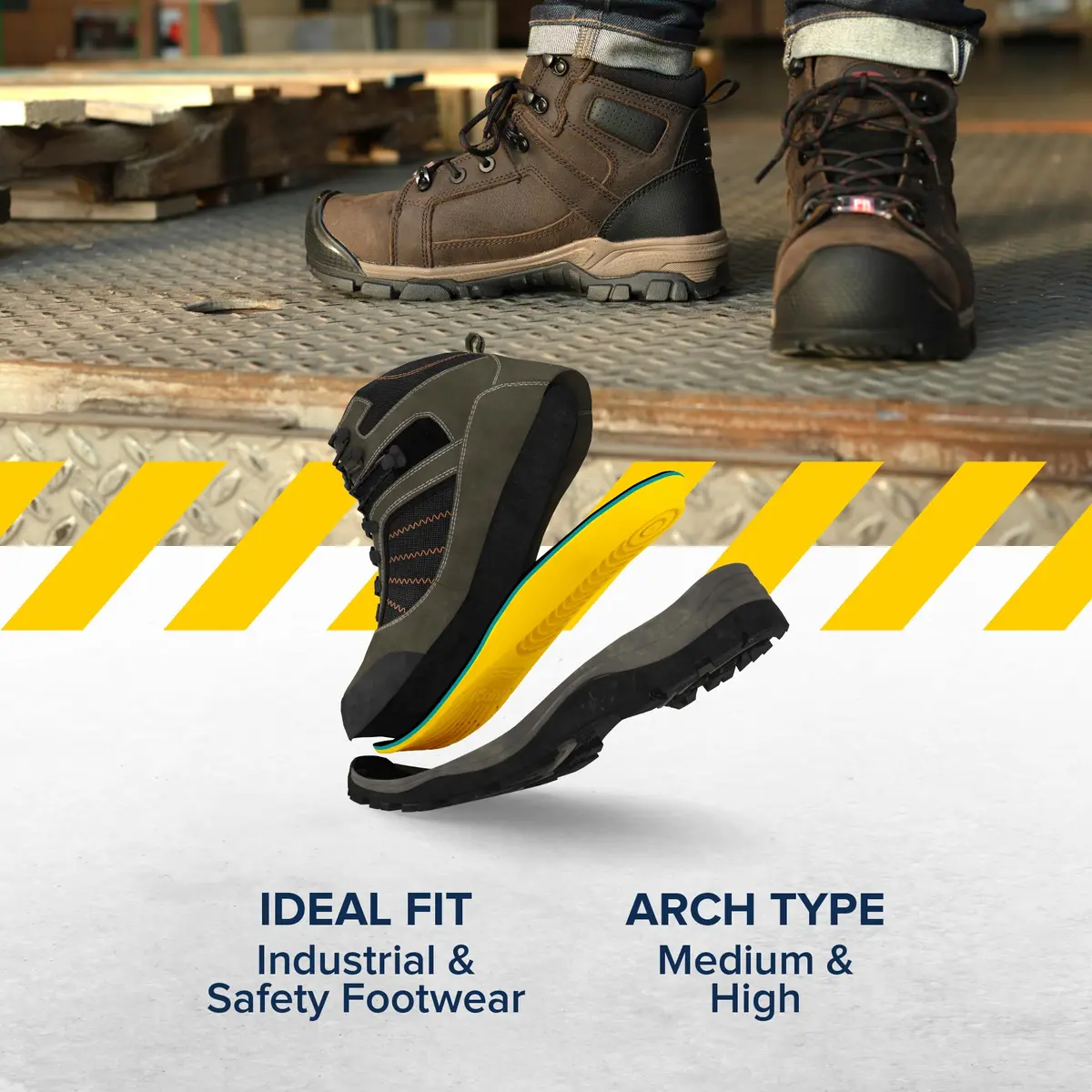 MEGAComfort Personal Anti-Fatigue Shoe Inserts Size 11 | Memory Foam Shock Absorption for Pain Relief - view 4