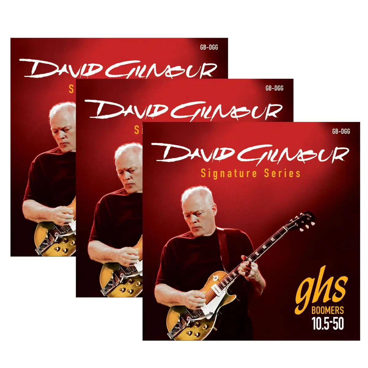 GHS Strings David Gilmour Signature RED Electric Guitar Strings .010 1/2 - .050 | Classic Rock Tone - main product image