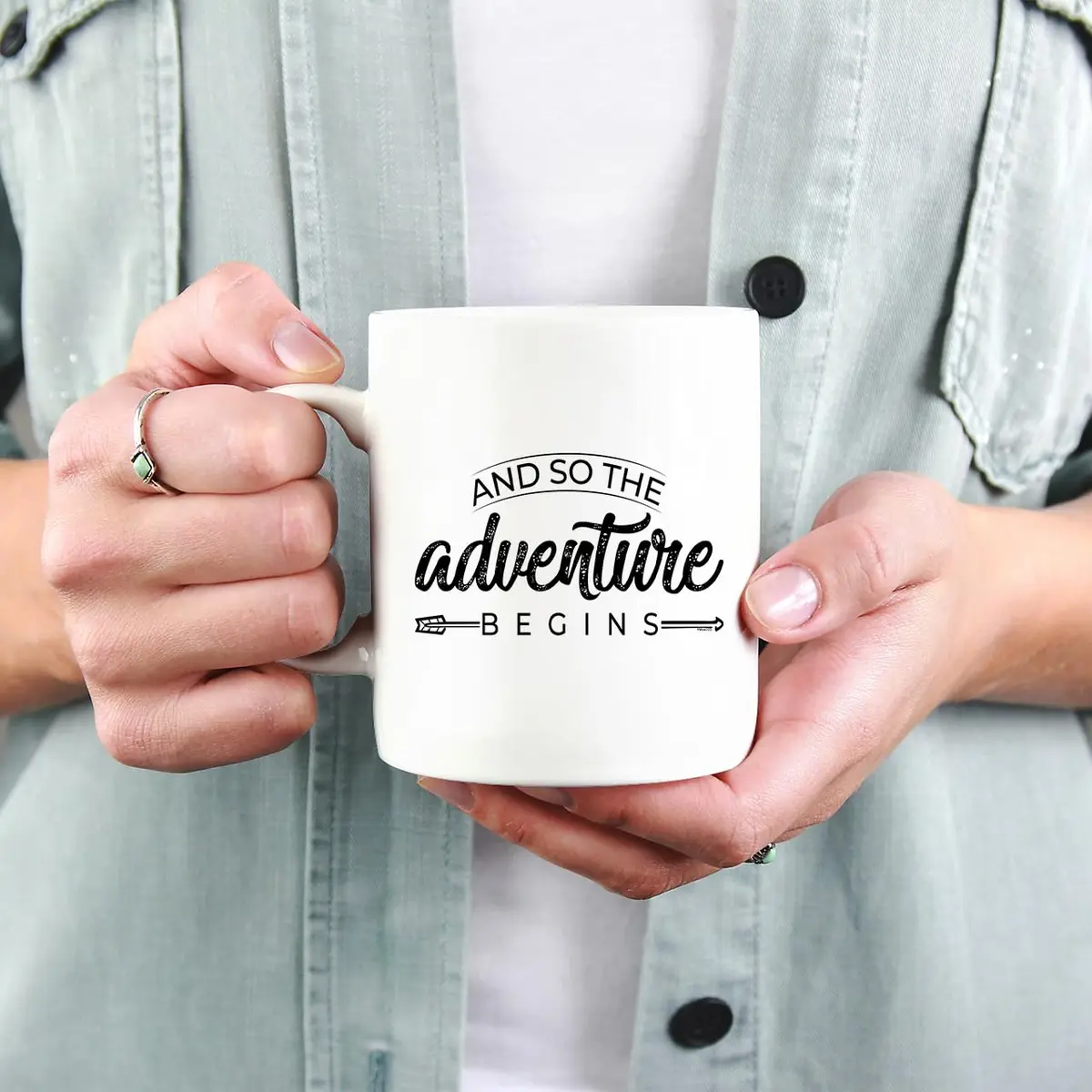 Veracco Ceramic Coffee Mug 11oz | Double-Sided Print, Dishwasher & Microwave Safe - view 7