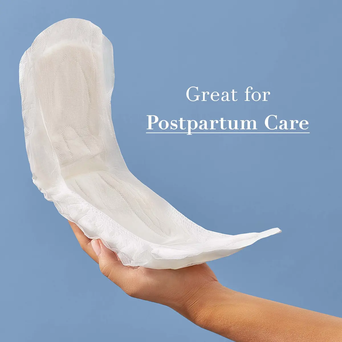 Rael Incontinence Pads for Women, Organic Cotton Cover, Ultimate 40 Ct | Heavy Absorbency, Postpartum Essential - view 3
