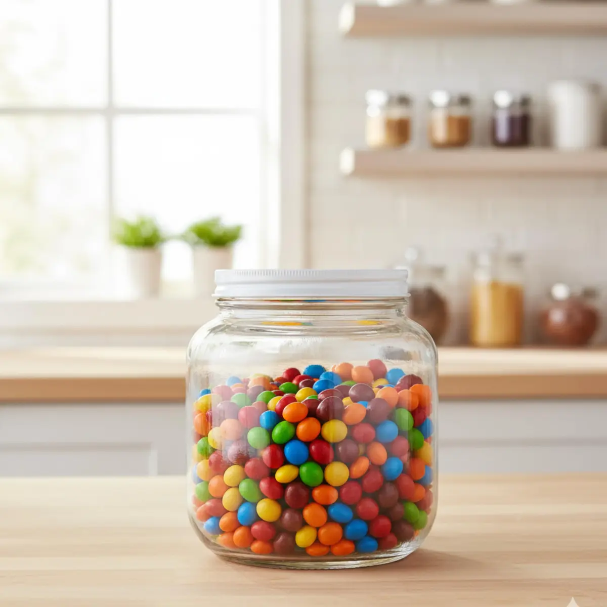 kitchentoolz Half Gallon Mason Jar Wide Mouth with Airtight Metal Lid | BPA-Free Glass Storage Container - view 5