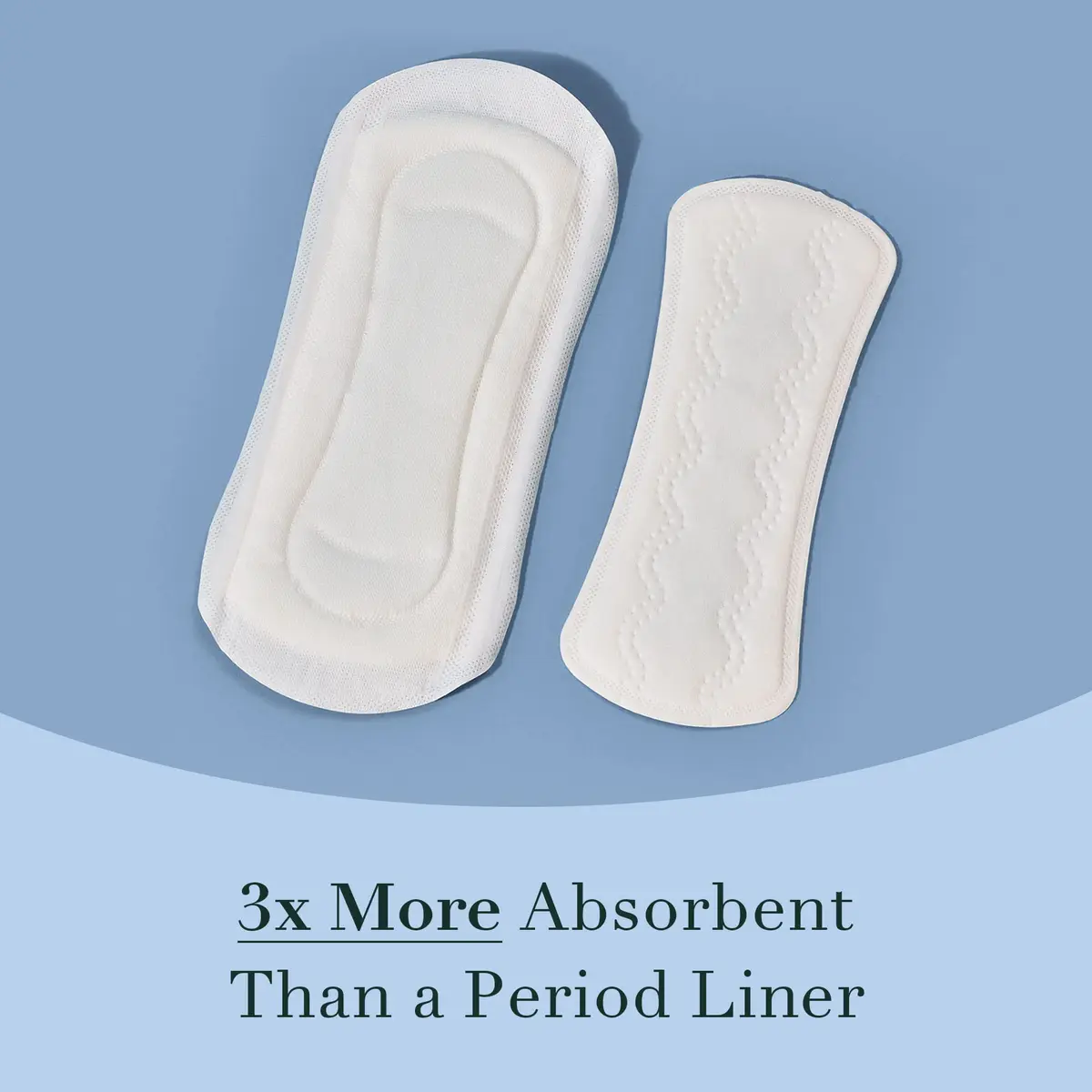 Rael Incontinence Liners Organic Cotton Cover Regular 96 Ct | Hypoallergenic Bladder Leak Protection - view 6