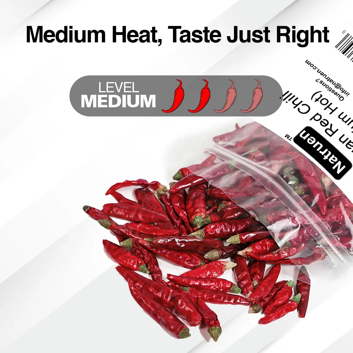 Natruen Dried Sichuan Red Chili Pods 4 oz | Medium Hot Whole Chilies for Authentic Sichuan Flavor - view 5