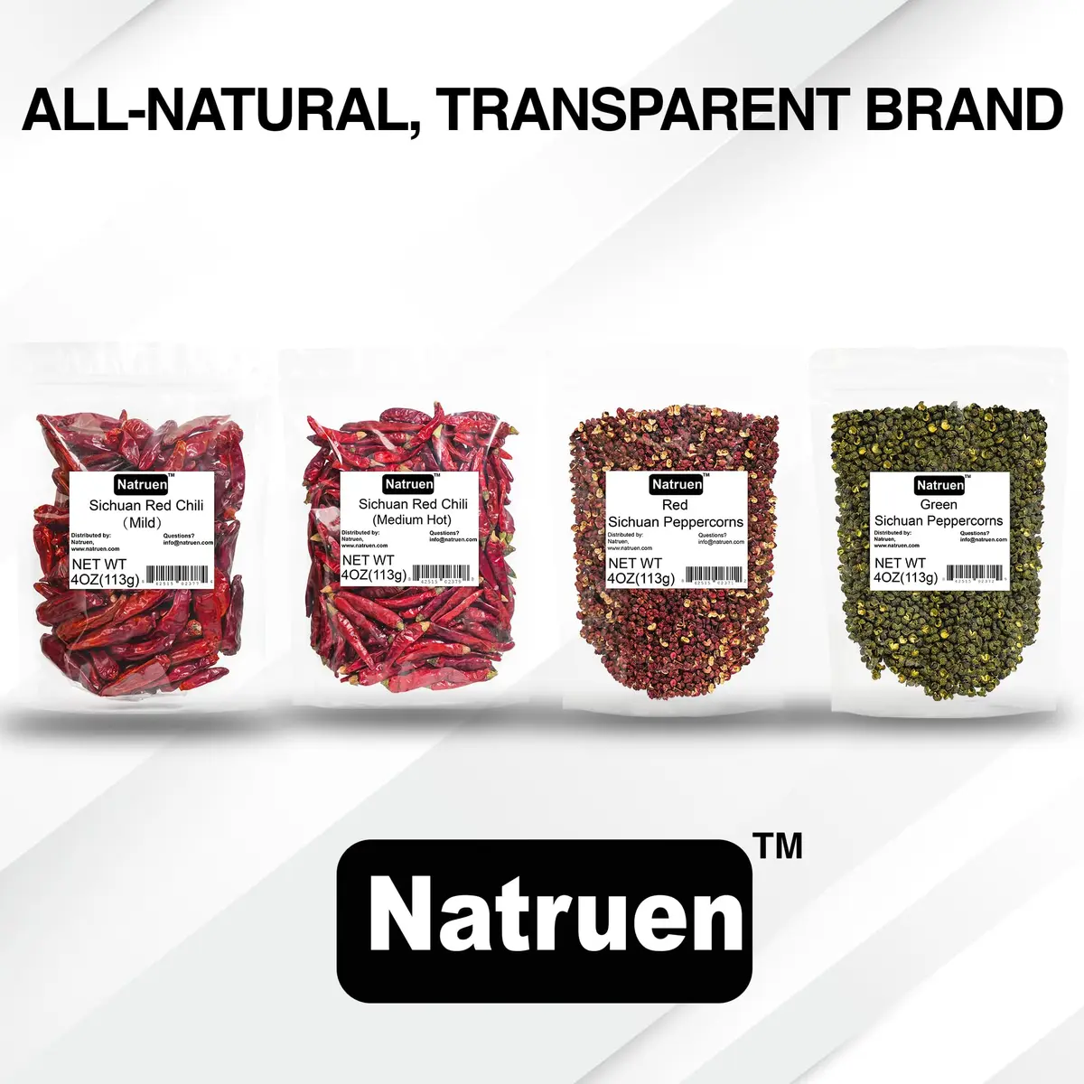 Natruen Dried Sichuan Red Chili Pods 4 oz | Medium Hot Whole Chilies for Authentic Sichuan Flavor - view 7