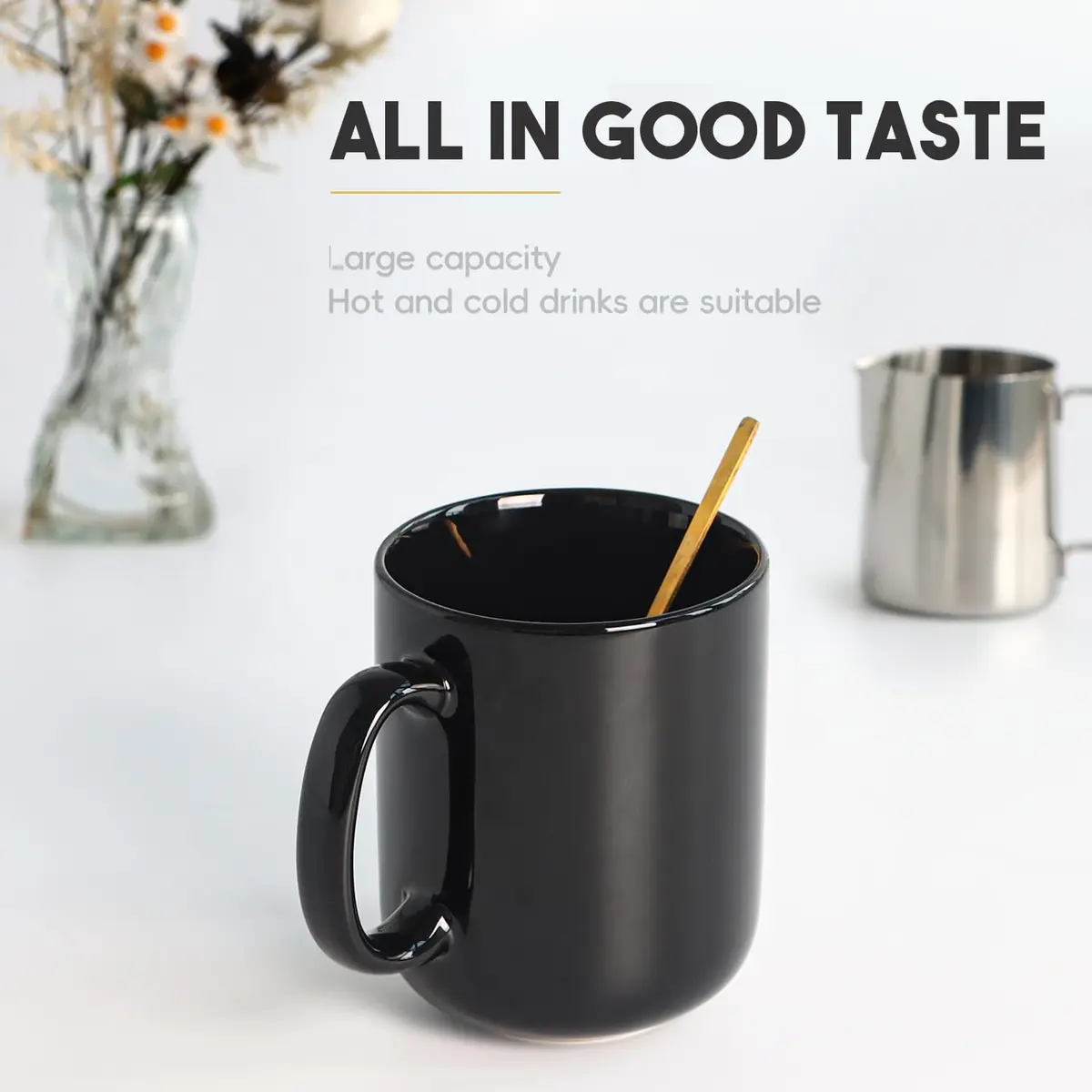 harebe 20 OZ Large Coffee Mug | Big Capacity Ceramic Tea Cup for Office & Home - view 5