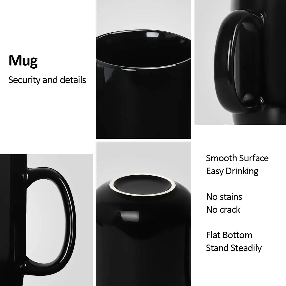 harebe 20 OZ Large Coffee Mug | Big Capacity Ceramic Tea Cup for Office & Home - view 3