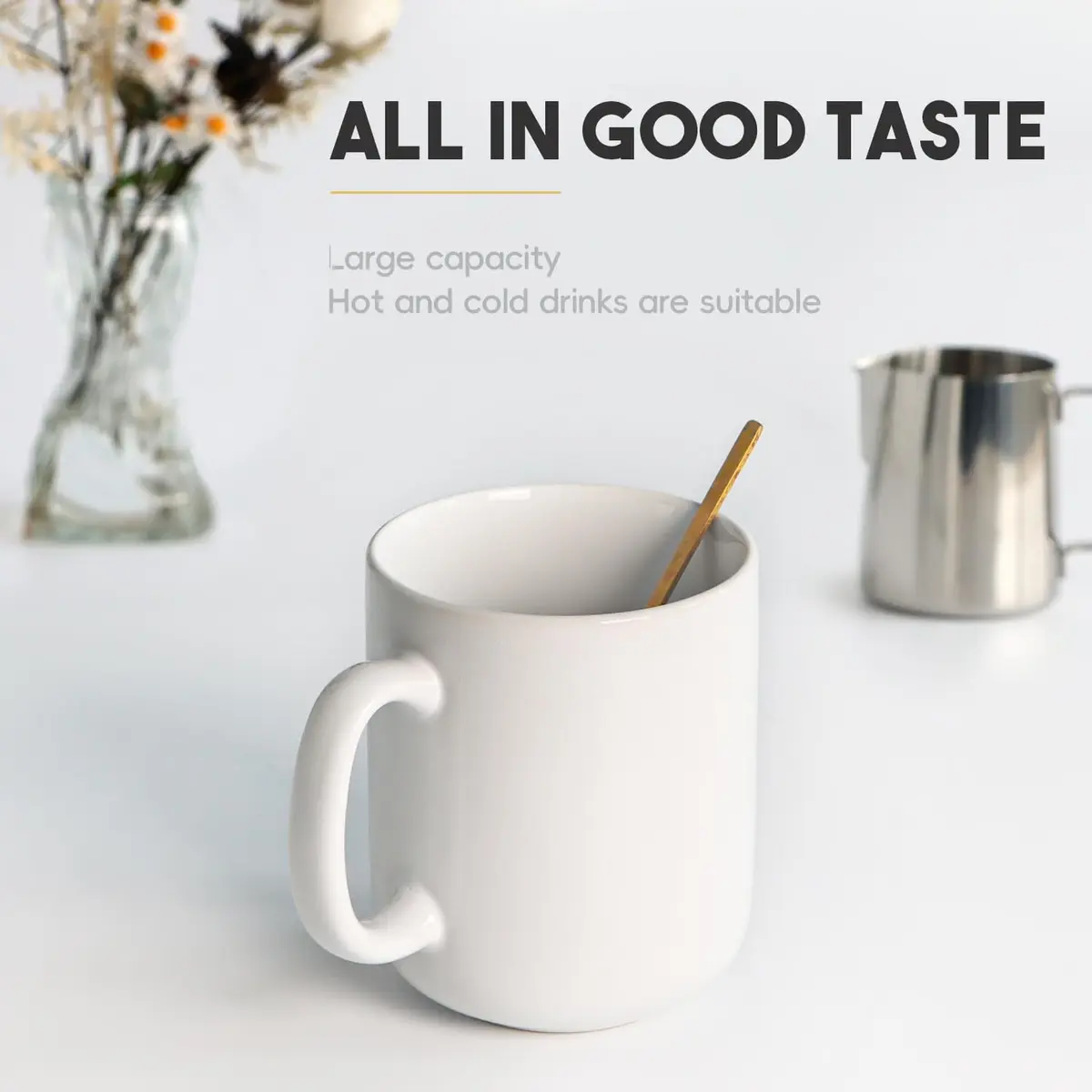 harebe 20 OZ Large Coffee Mug | Big Capacity Ceramic Tea Cup for Office & Home - view 5