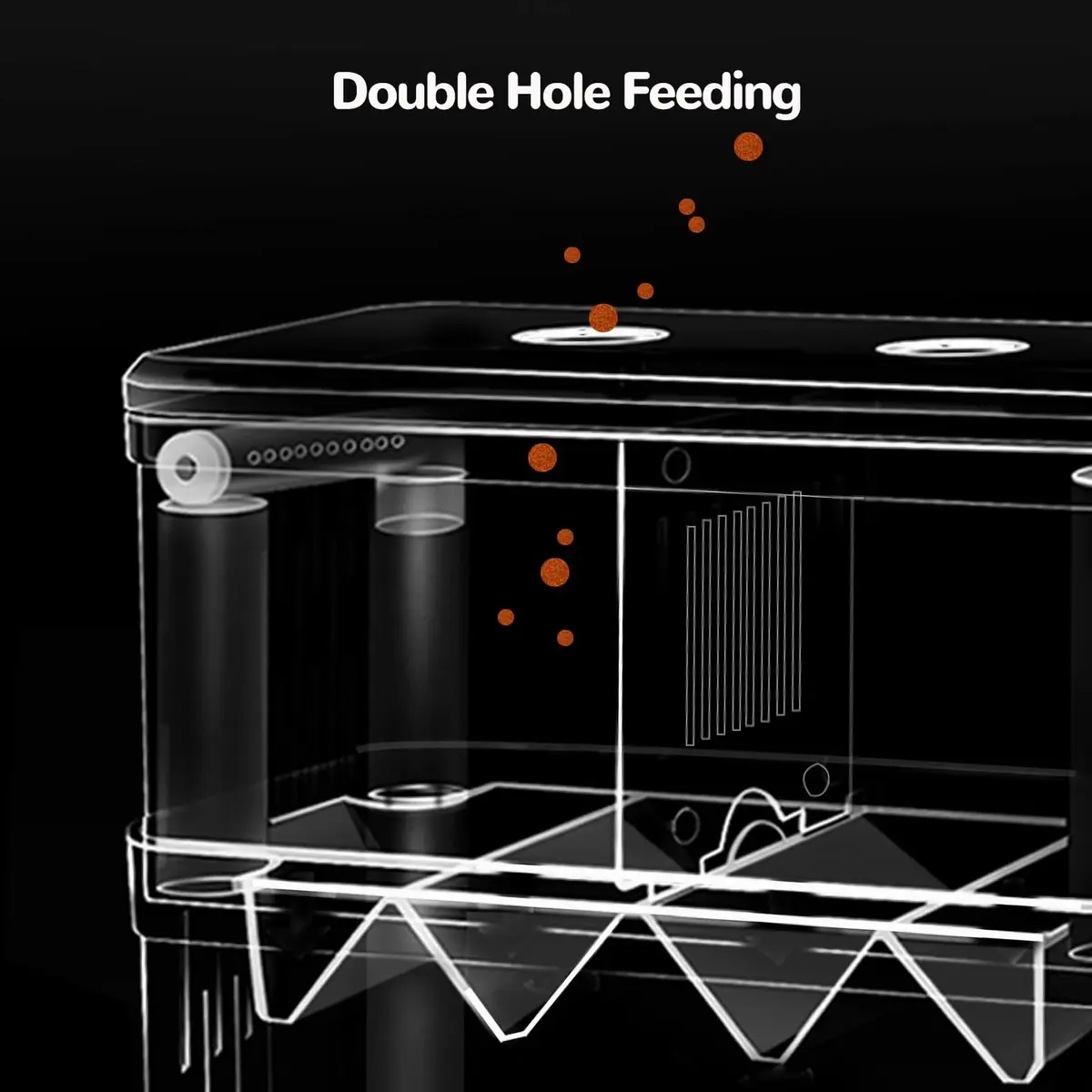 J-star Large Fish Breeder Box for Aquarium Tank | Acrylic Fish Hatchery & Isolation Tank - view 4