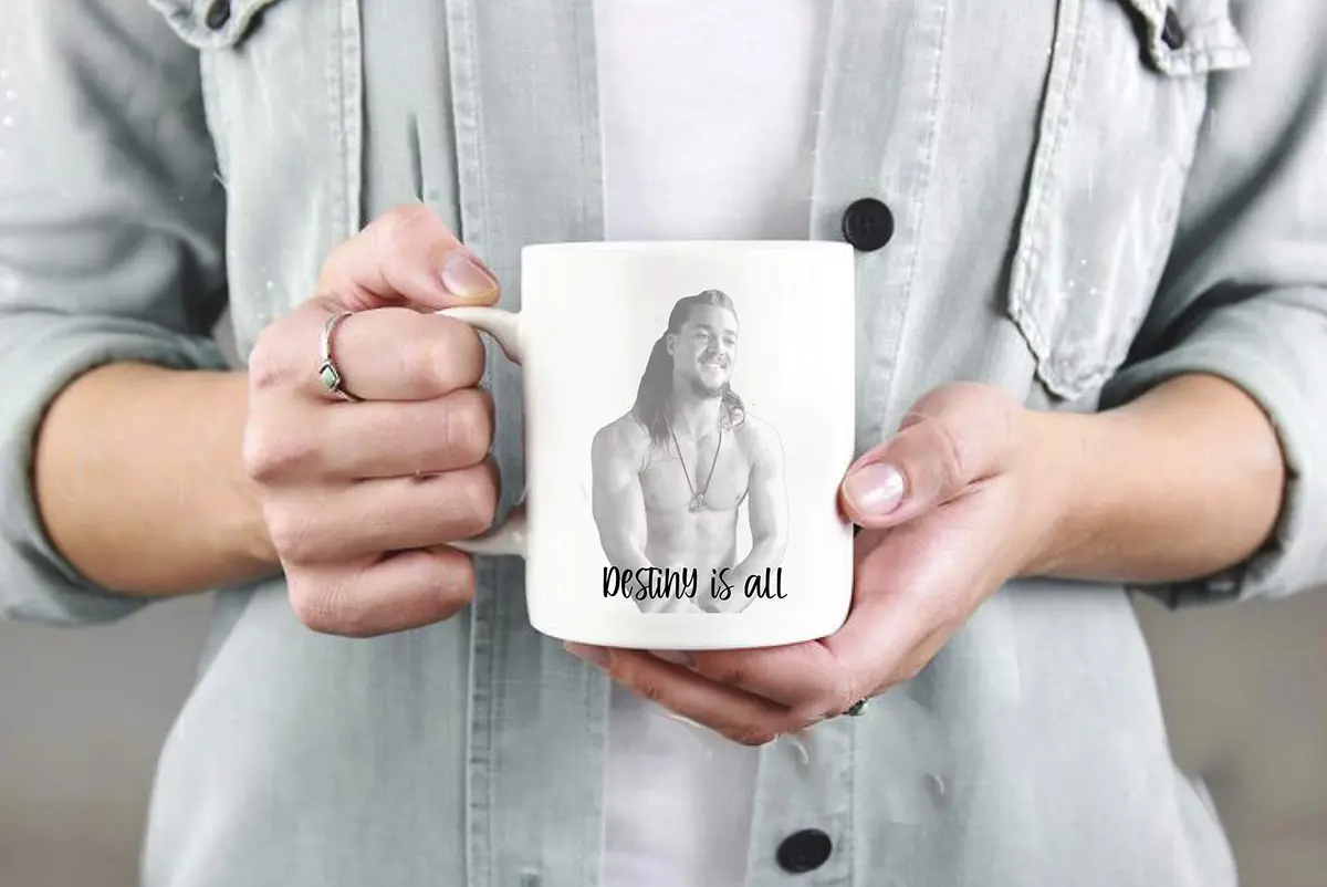 BALOR Stellmark Destiny Is All Shirtless Uhtred Coffee Mug 325ml (11 ounce) | Gift for Fans of The Last Kingdom - view 2