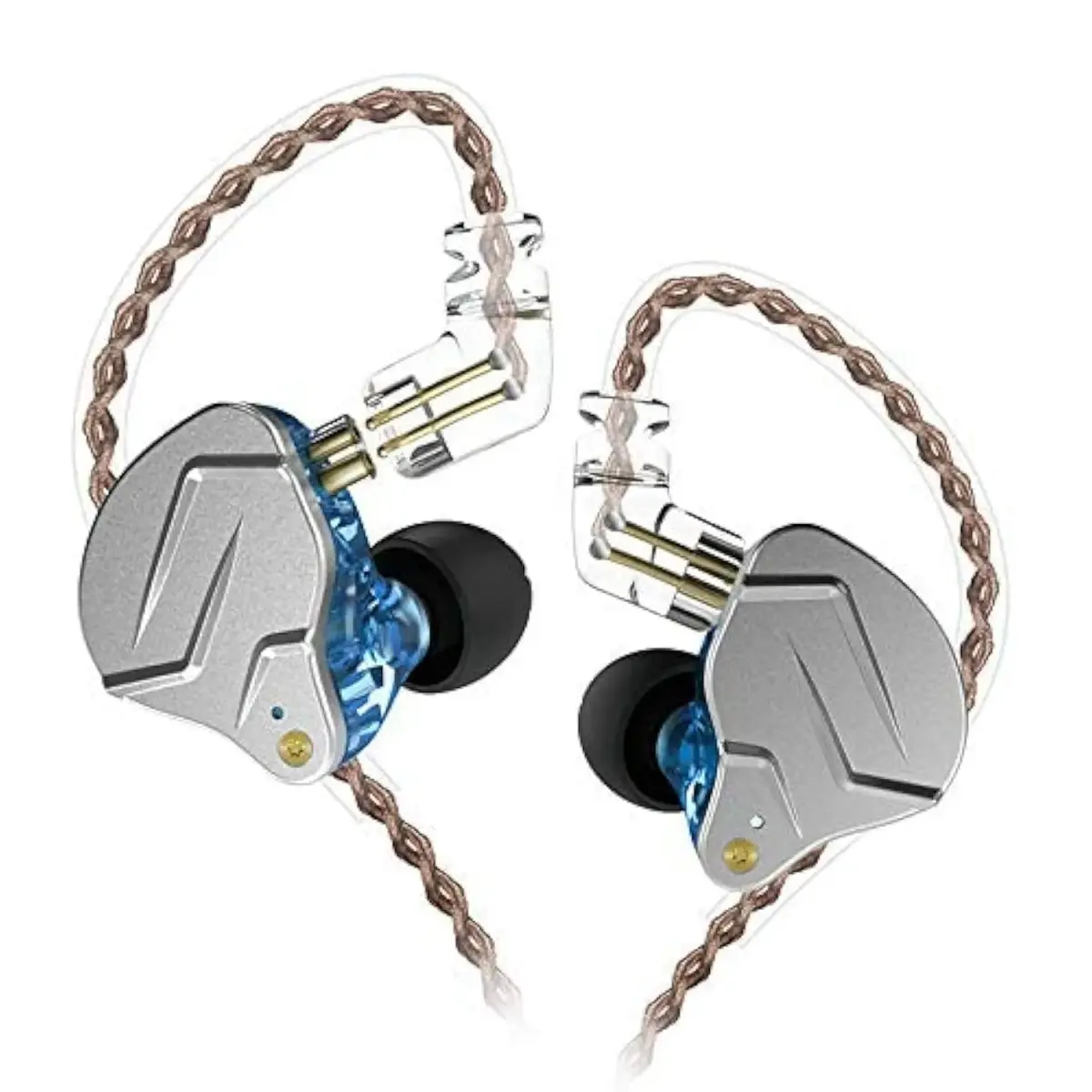 CCA ZSN Pro Dual Drivers 1BA 1DD Wired In-Ear Earphones with Detachable Cable | HiFi Power Bass, 25 ohm - main product image