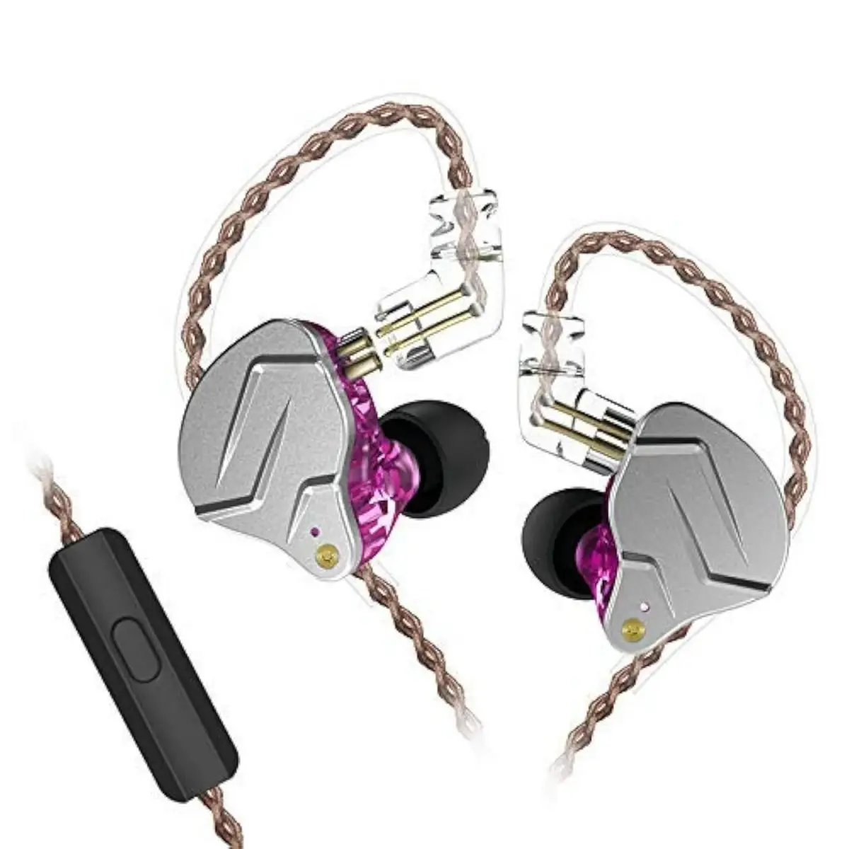CCA ZSN Pro Dual Driver In-Ear Earphones with Detachable Cable | HiFi Power Bass Wired Headphones - main product image