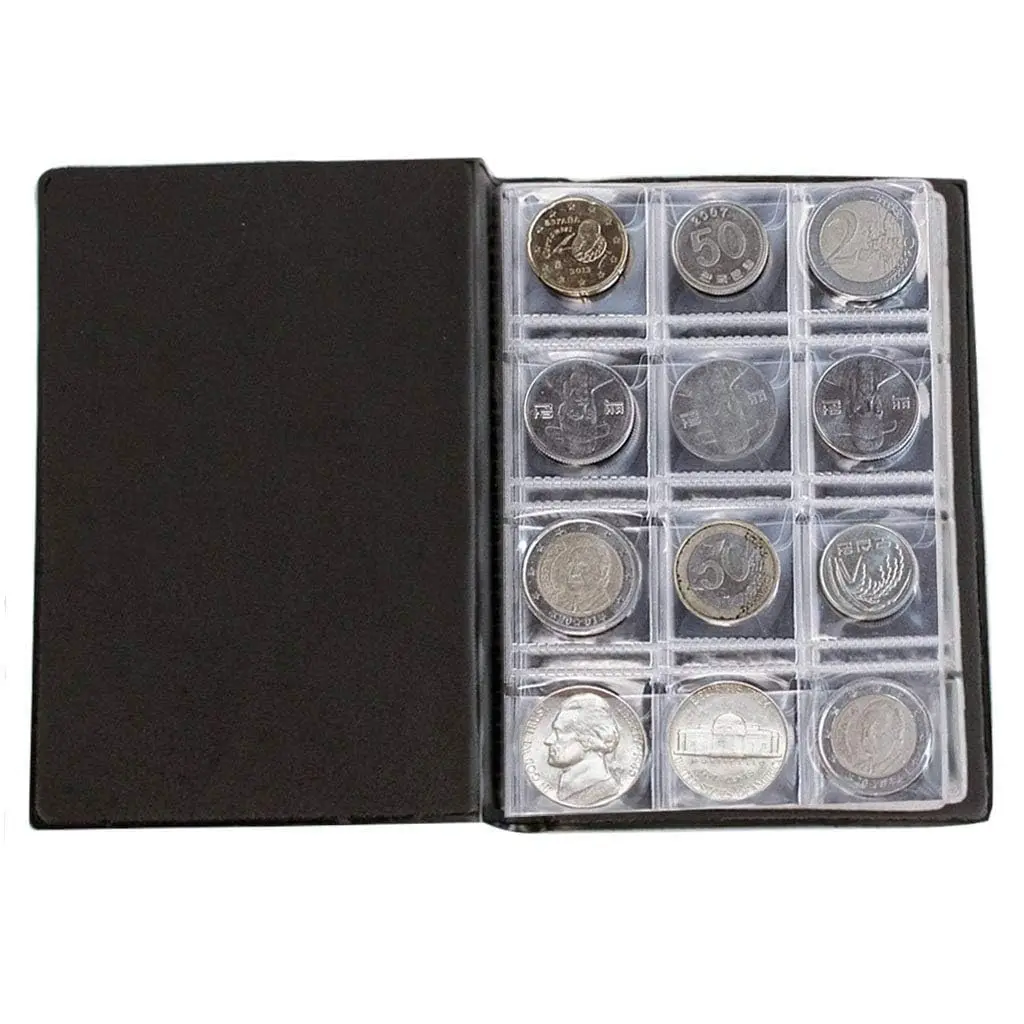OSOPOLA Coin Storage Album Collection Holder Black | 120 Pockets, PVC & Artificial Leather, 10 Pages - view 6