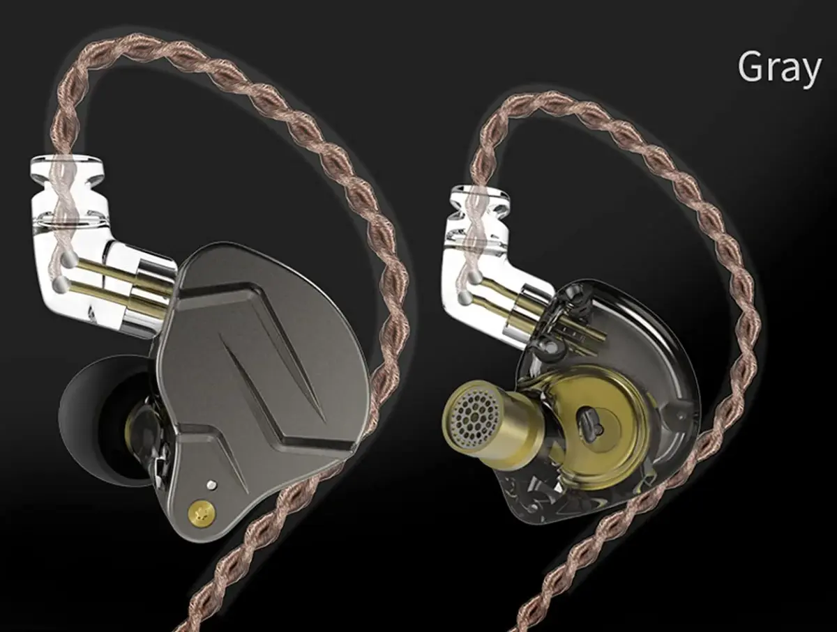 CCA ZSN Pro Hybrid Driver In-Ear Earphones 25 ohm | HiFi Power Bass Wired Headphones - view 8