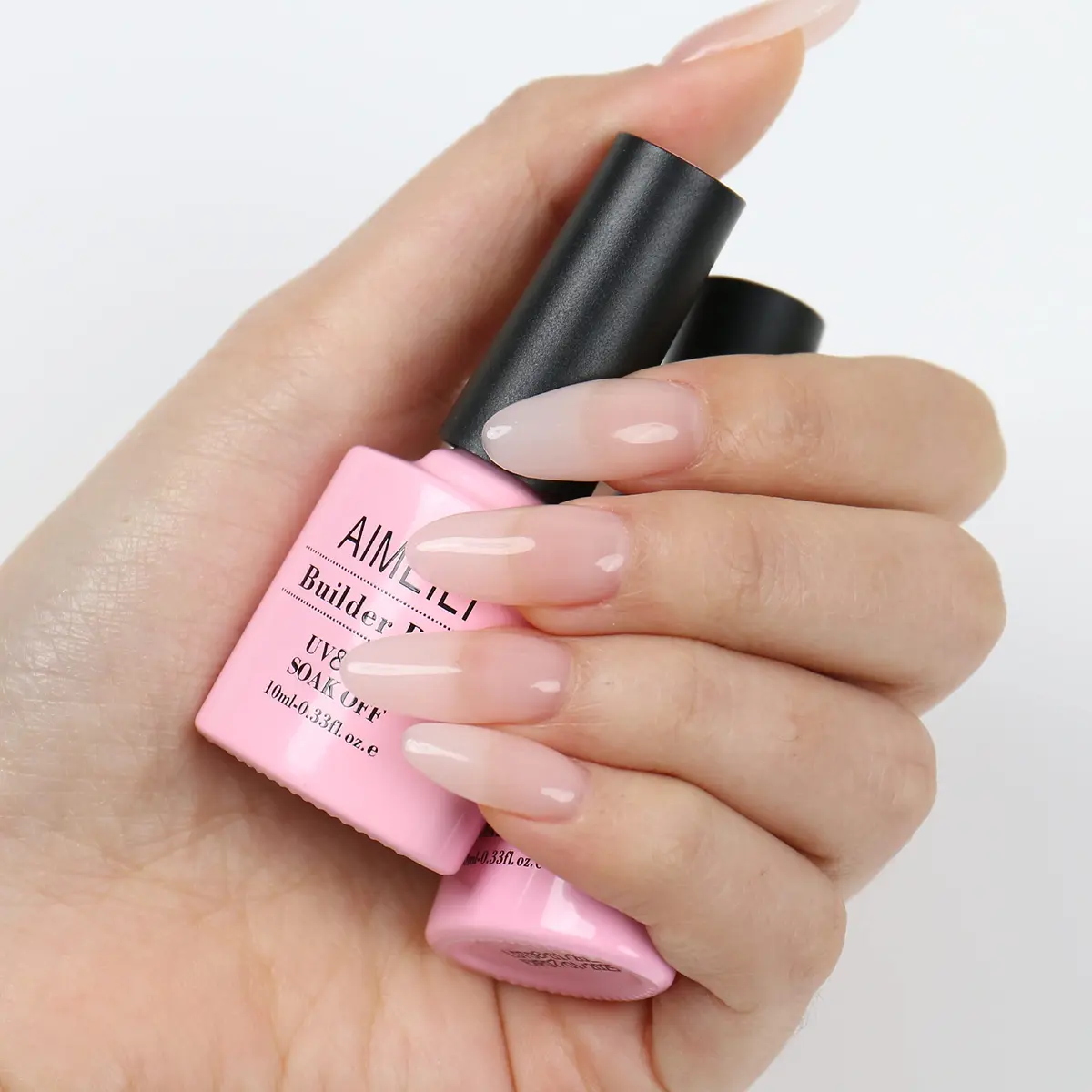 AIMEILI Builder Base Clear Sheer Color Gel, 6x10ml | No Wipe, Vegan, Hema-Free, Soak Off - view 6