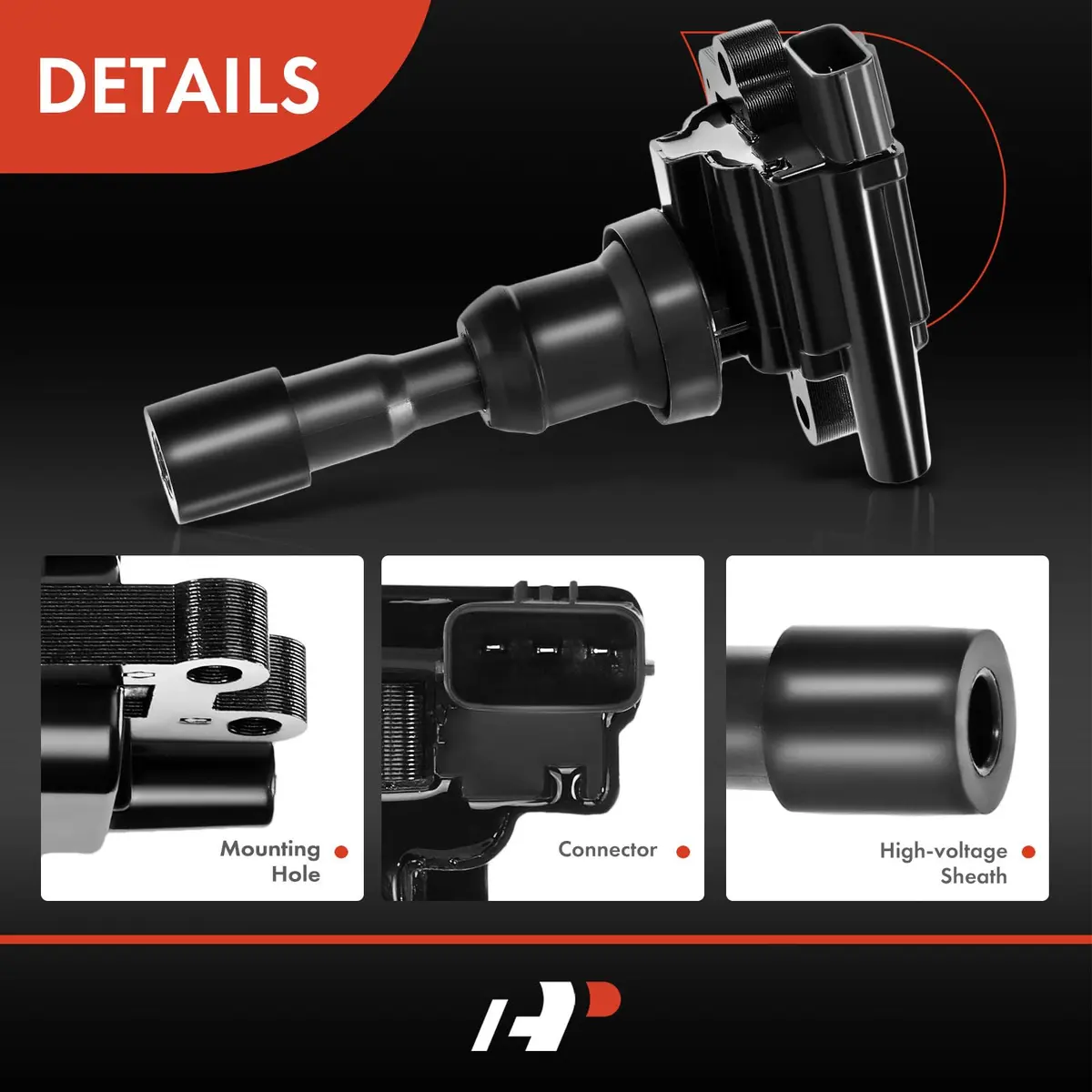 A-Premium Ignition Coil Packs for Mitsubishi Lancer 2.0L Turbocharged 2004-2005 | Set of 2 - view 5