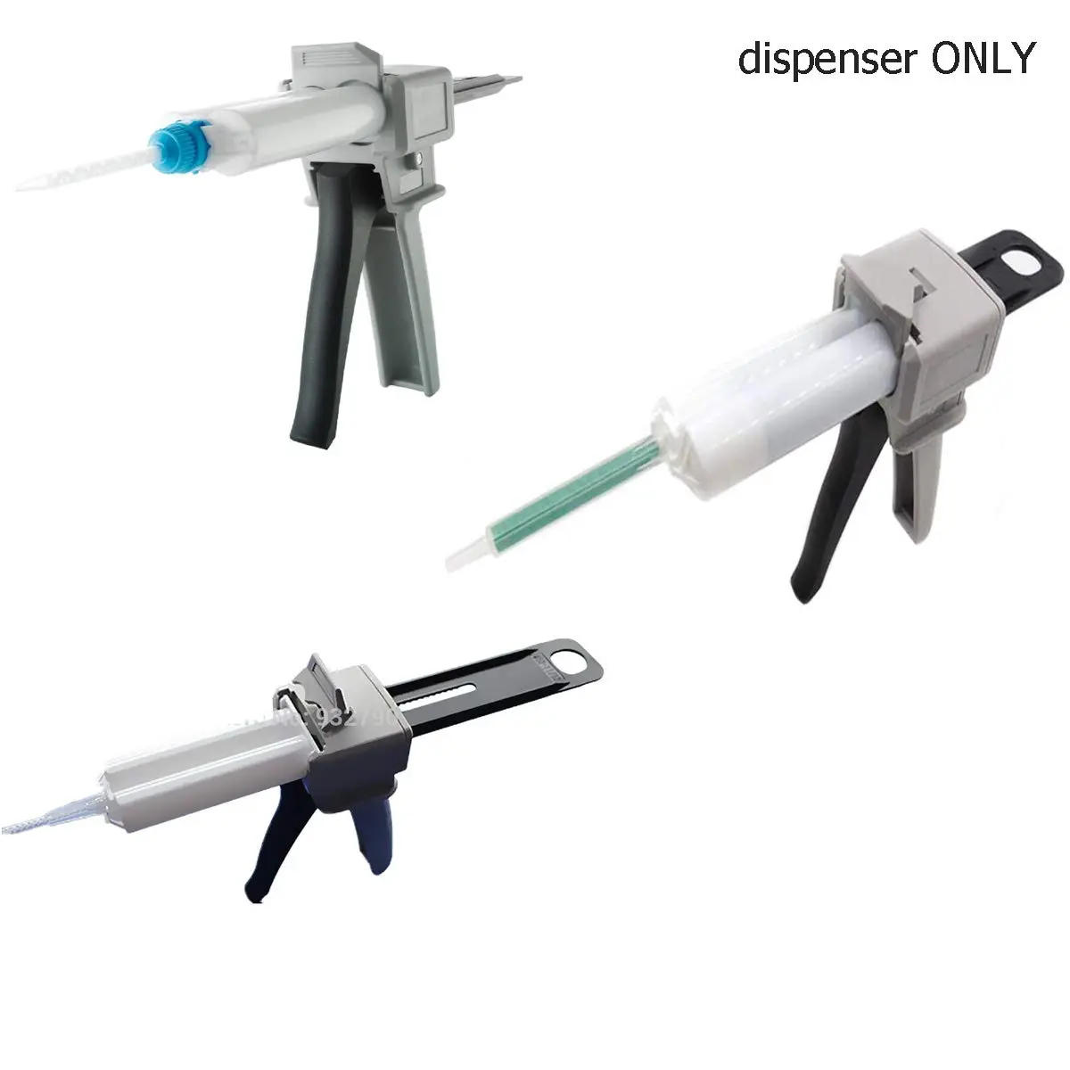 HUIKANGSHENG 50ml Dual Cartridge Dispenser Gun | 1:1/2:1 Ratio Epoxy Adhesive Applicator - view 2