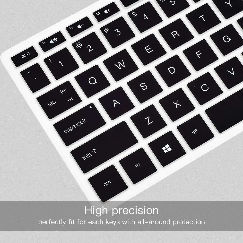 imComor Black Silicone Keyboard Cover for HP Pavilion 27/24 All-in-One PC & Wireless Keyboard Combo 800 (US Layout) - view 4