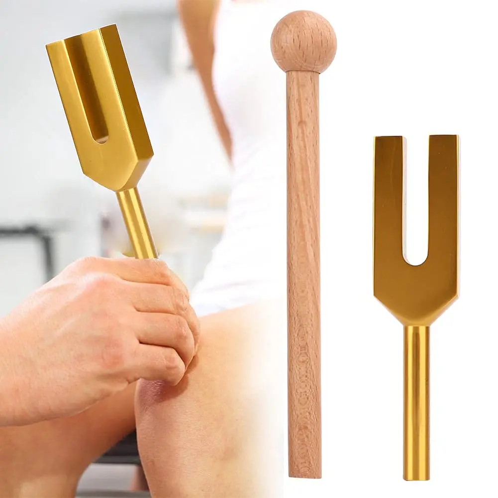 HURRISE 4096Hz Tuning Fork with Hammer and Bag | Meditation, Sound Healing, and Stress Relief - view 2