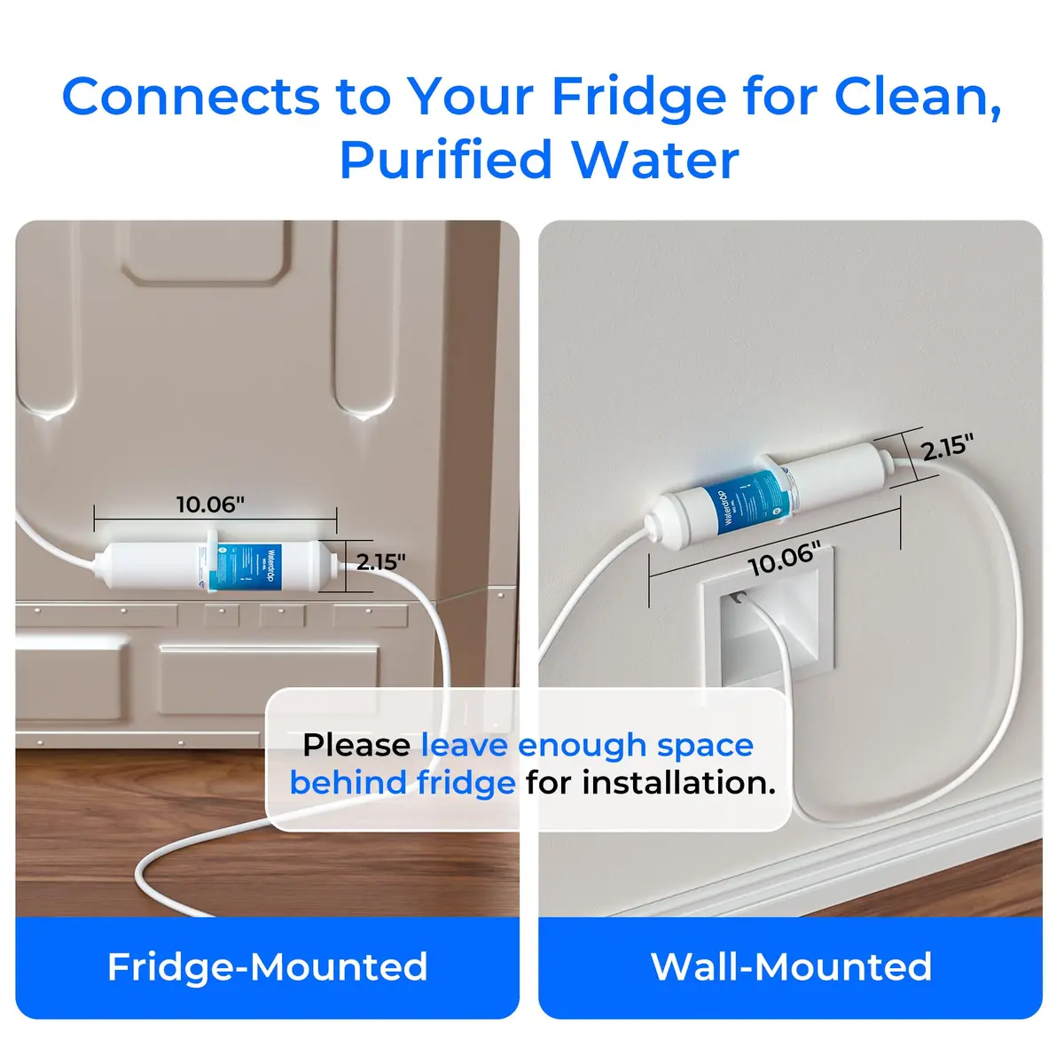 Waterdrop INL Inline Water Filter for Refrigerator and Ice Maker | NSF Certified 1 Year Capacity - view 5