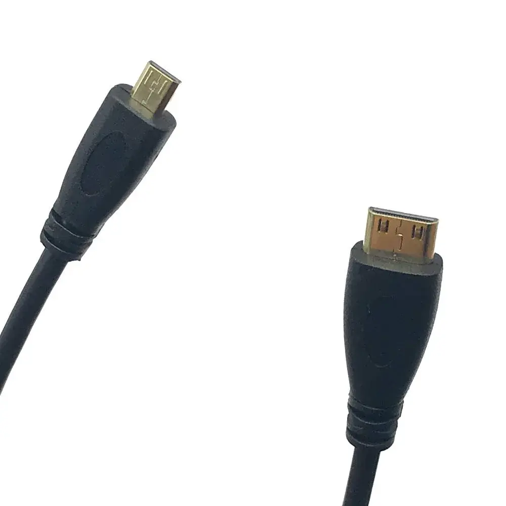 Seadream Micro HDMI Type D to Mini HDMI Type C Cable 30cm (1 Feet) | Supports 1440p Resolution - view 2