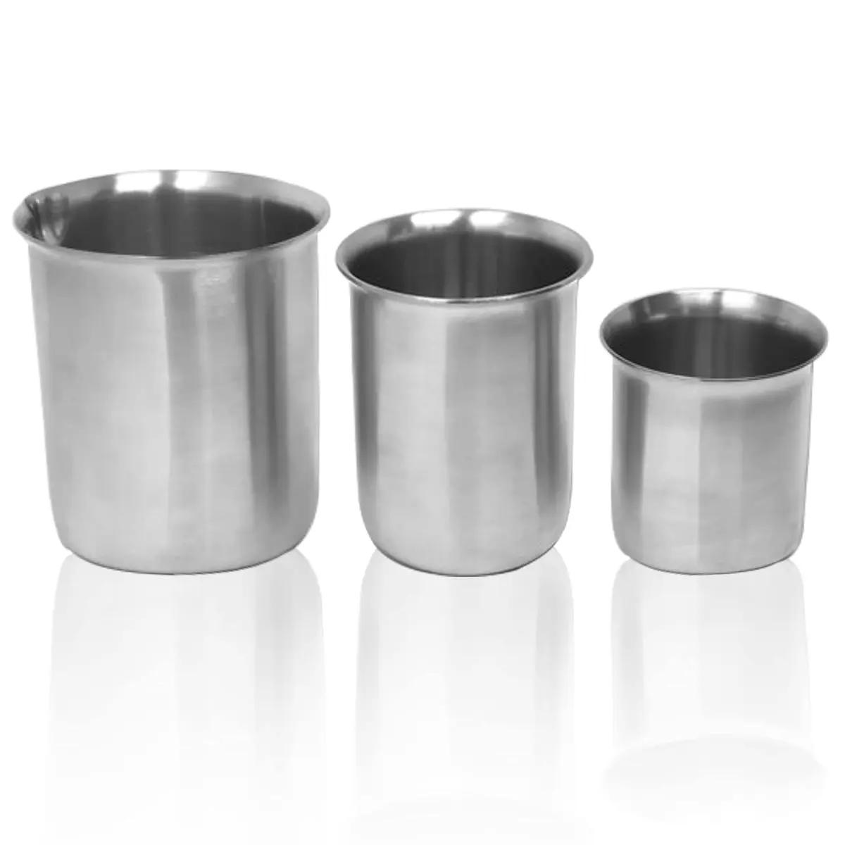 Edu-labs Stainless Steel Lab Beaker with Rim, Low Form, 500mL (16.9 Fl Oz) | Industrial & Scientific Equipment - view 7