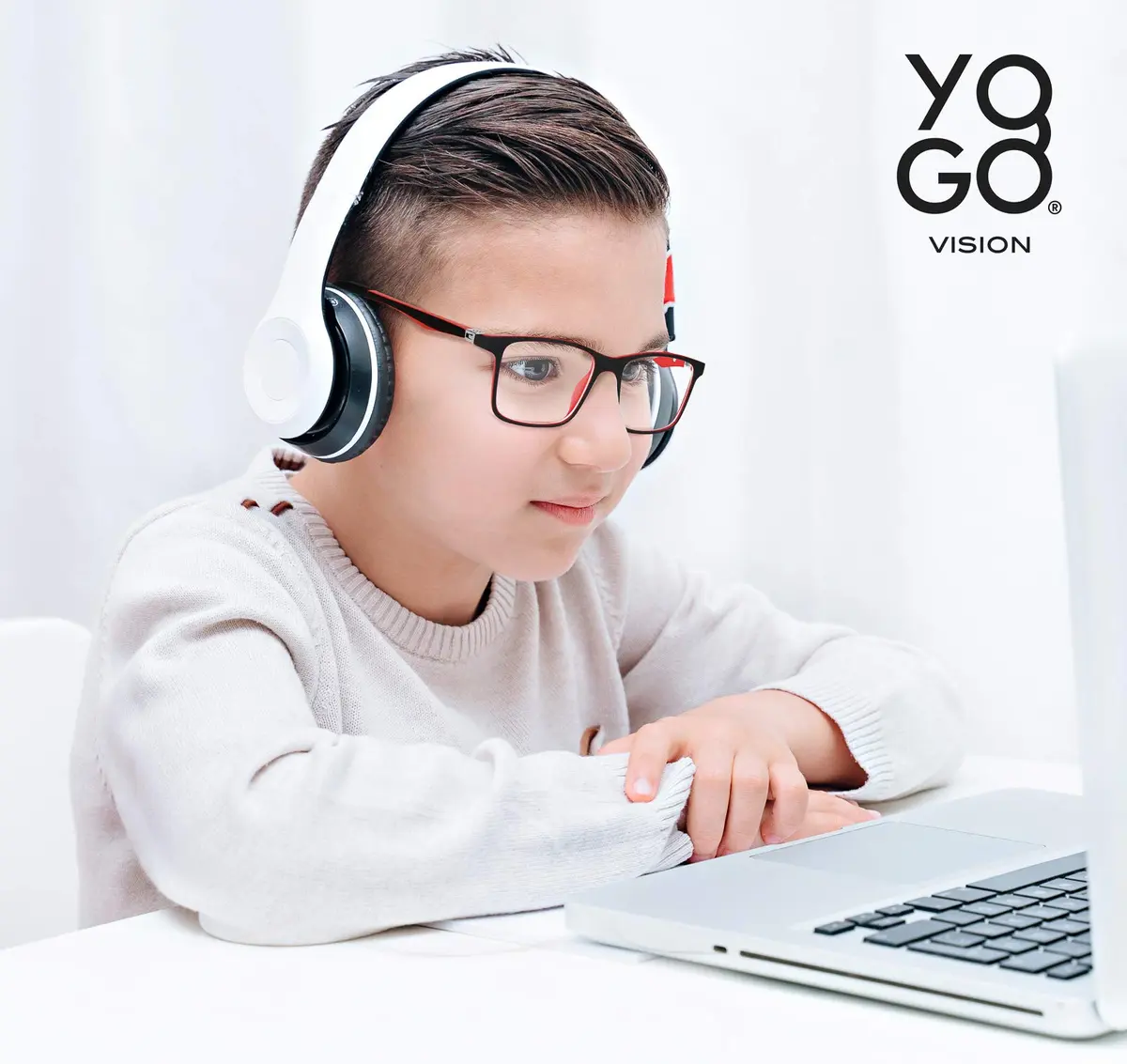 Yogo Vision Kids Computer Glasses Blue Light Blocking Filter 45mm | Stylish & Durable for Boys & Girls - view 3