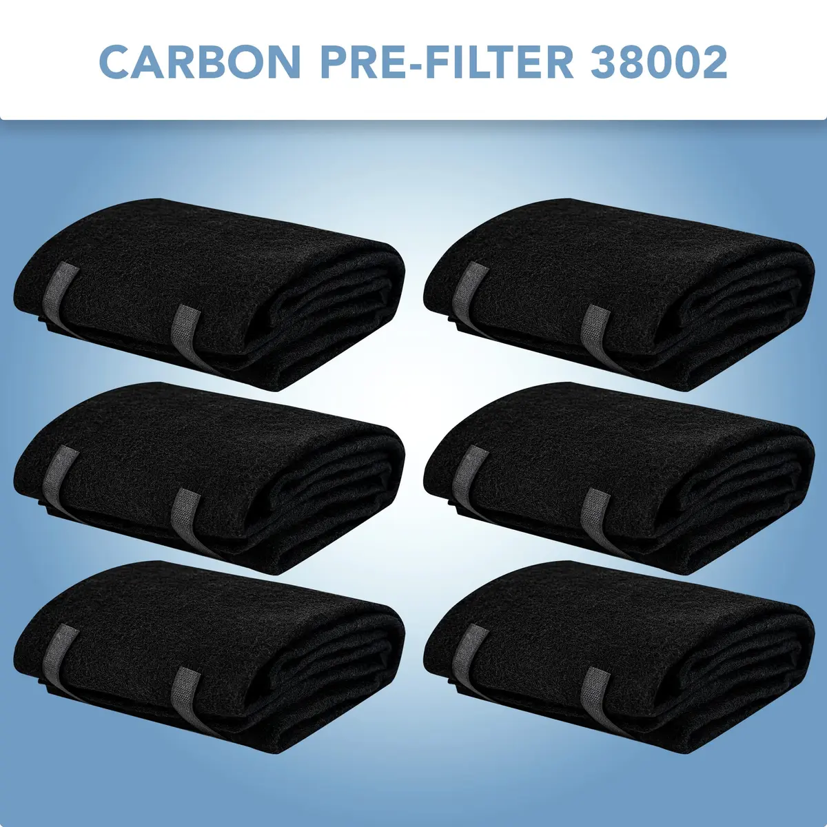 CFS Carbon Pre-Filter Sheet 16x48 in | Universal Cut-to-Fit Activated Carbon Filter for Air Purifiers (6 Pack) - view 2