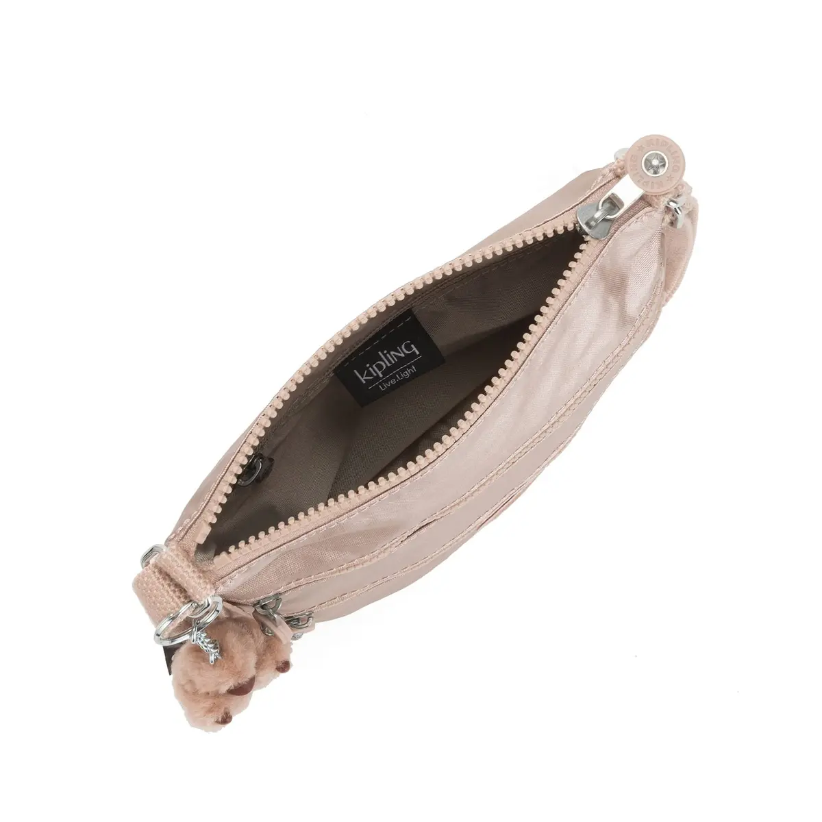 Kipling Keiko Crossbody Mini Bag 8"L x 9"H x 1.25"D | Water-Resistant Nylon, Adjustable Strap - view 2