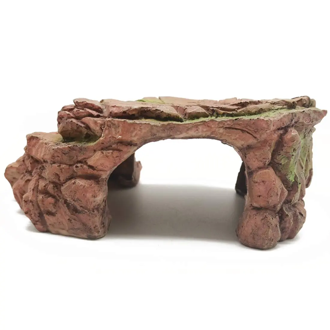TIHOOD Rectangular Turtle Basking Platform 24cm (9.45in) | Resin Reptile Resting Terrace for Fish Tanks - view 2