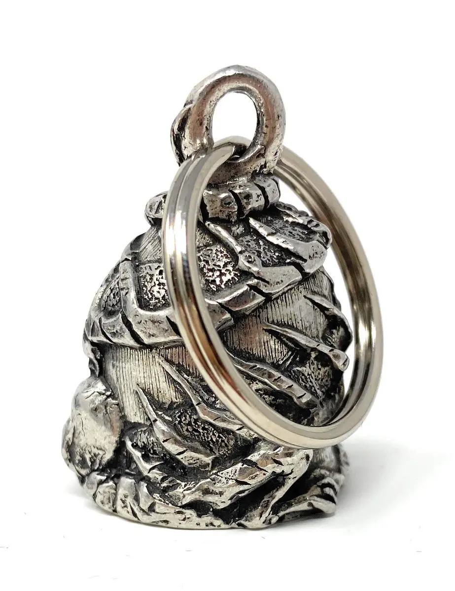 Bravo Bells Skull Dragon Bell - Biker Bell Accessory for Good Luck on the Road - view 5