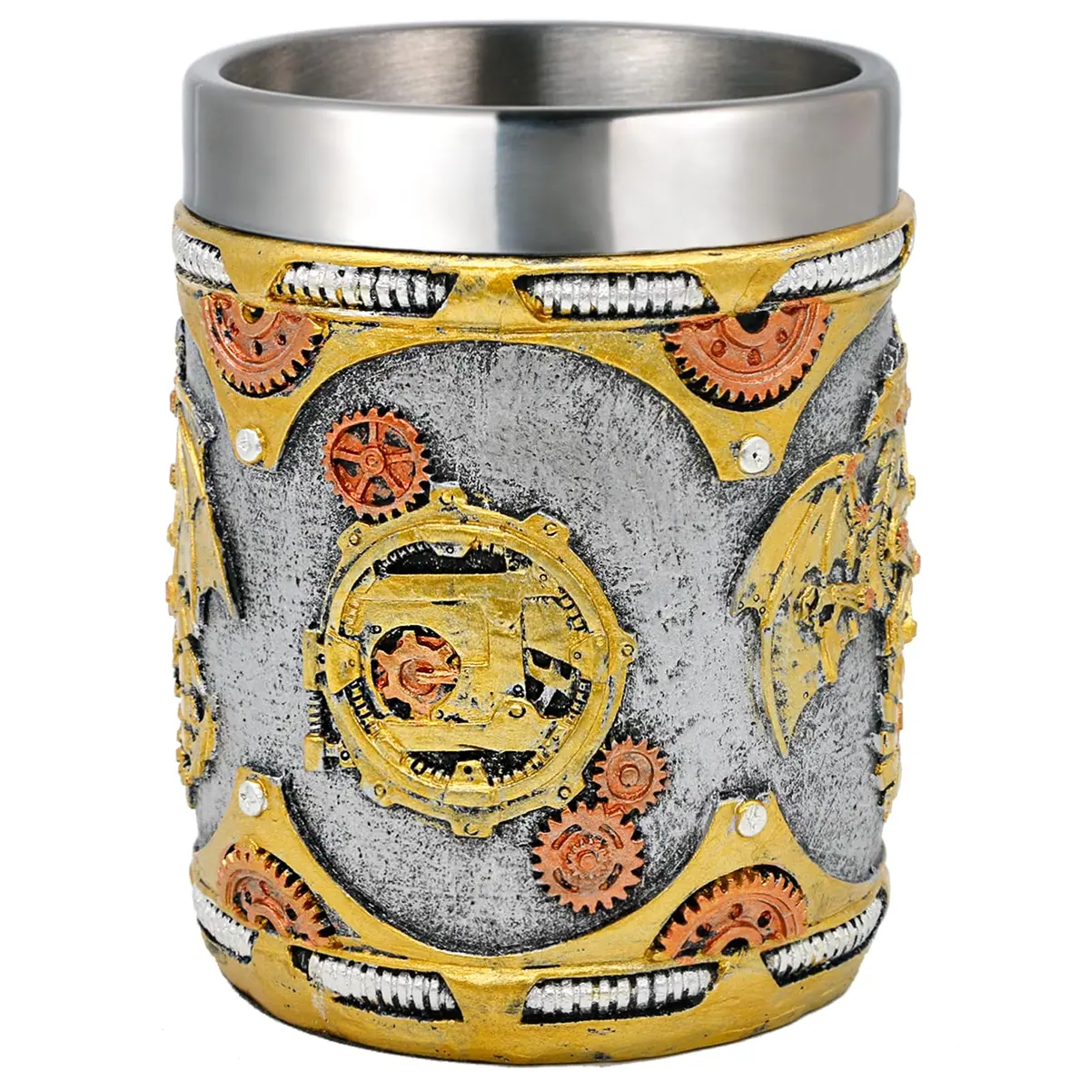alikiki Medieval Steampunk Dragon Coffee Cup 15.8oz | Handcrafted Renaissance Mug for Fantasy Fans - view 7