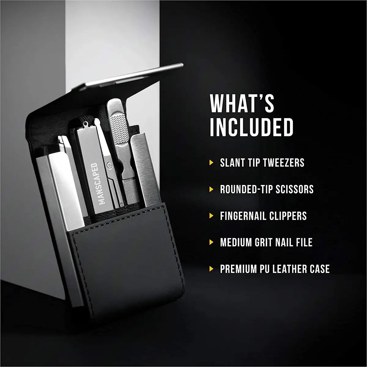 MANSCAPED Shears 2.0 Tempered Stainless Steel Nail Kit | Luxury 4-Piece Grooming Set for Men & Travel - view 7