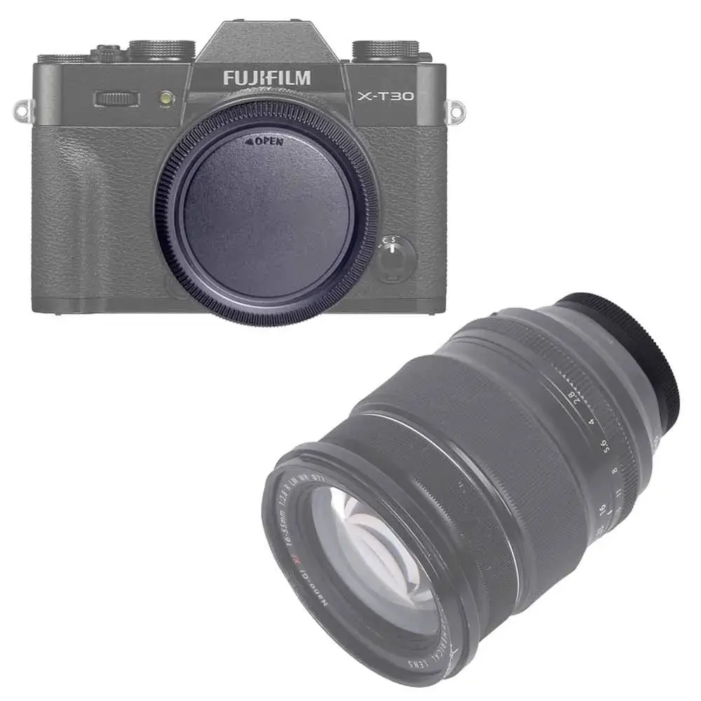 ULBTER Fuji X Mount Camera Body Cap & Rear Lens Cap Kit | Protects Sensor & Lens Elements - view 5