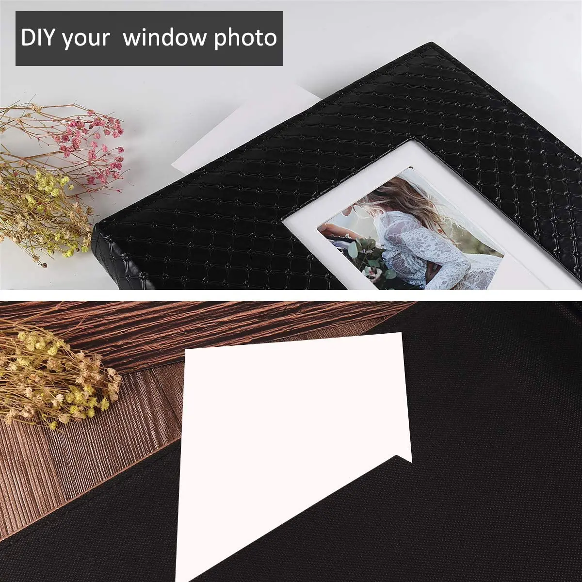 RECUTMS Photo Albums 4x6 Pictures | Large Capacity, Elegant PU Leather Cover, 600 Pockets, Ideal for Weddings & Travel - view 5
