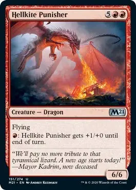 Magic: The Gathering Singles Hellkite Punisher | Multicoloured Anime Card for Collectors (1 card, Ungraded) - view 2
