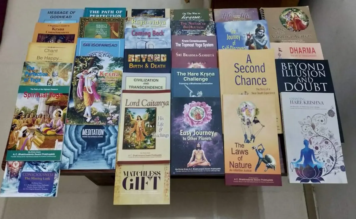 Bhaktivedanta Book Trust Vedic Wisdom Iskcon Books Set of 32 (English) | Authentic Imported Books - main product image