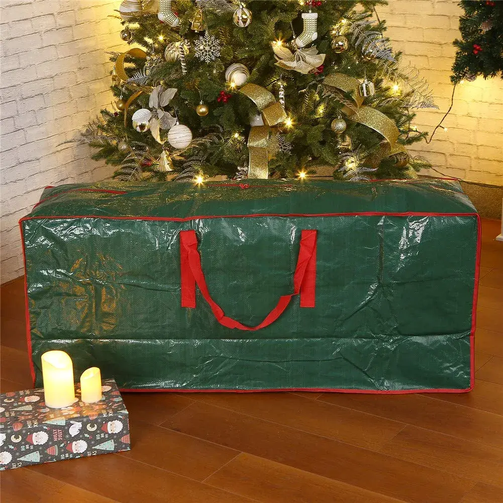 Sattiyrch Christmas Tree Storage Bag - 7.5 ft Tree Capacity, 121.9 cm (48") L x 38.1 cm (15") H x 50.8 cm (20") W | Protects from Dust & Moisture - view 3