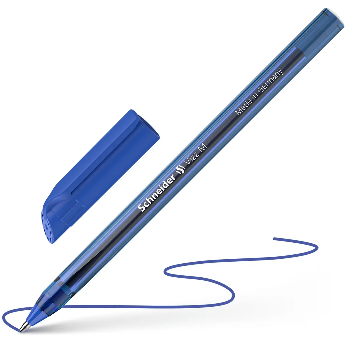 Schneider Vizz M Ballpoint Pen 1.0mm Assorted Colors (10-Pack) | Gelco Technology, Recycled Plastic Body - view 4