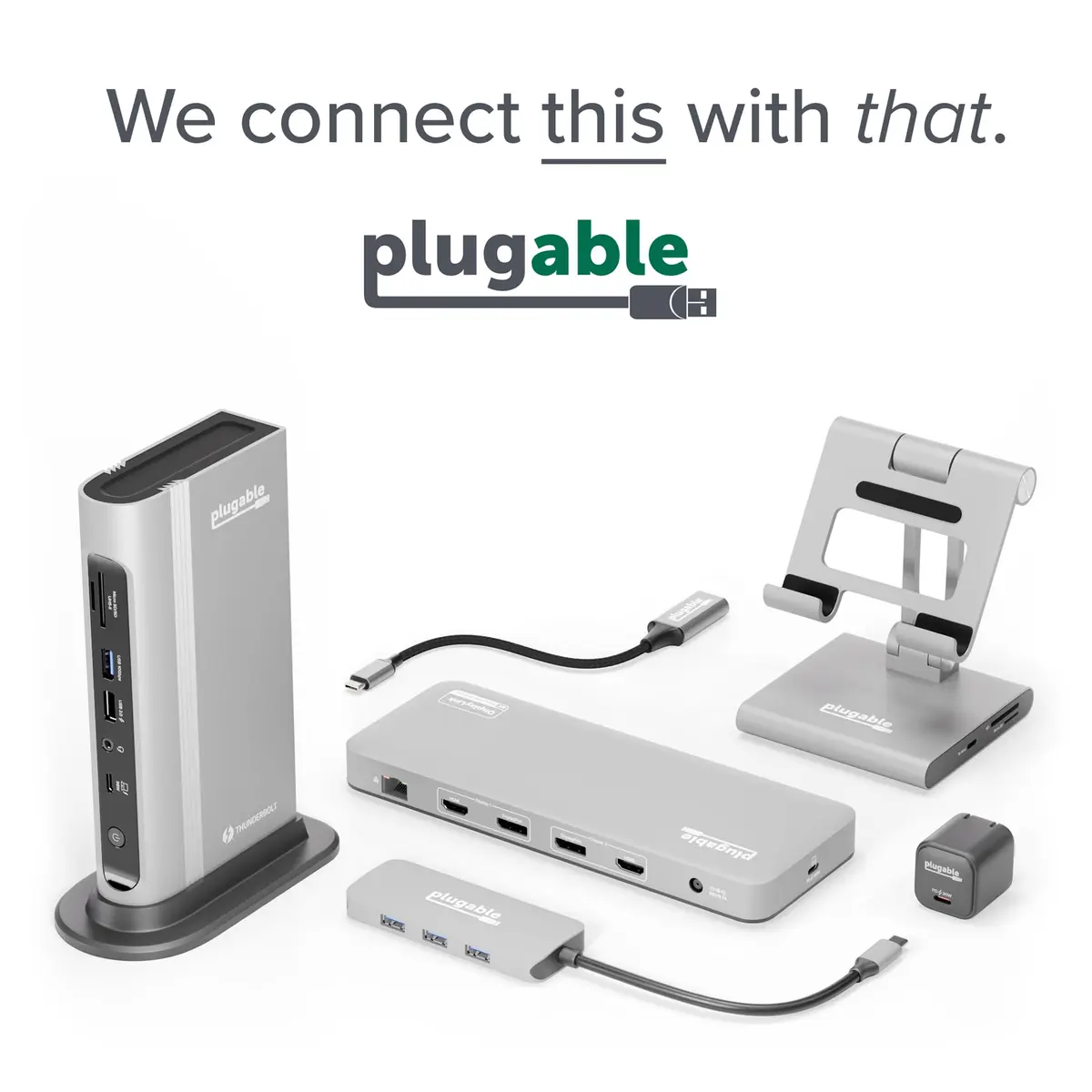 Plugable USB-C Hub 7-in-1 for Single HDMI Display | Driverless Hub, 100W Power Delivery, 4K HDMI, USB 3.0 Ports, SD/microSD Card Reader - view 8